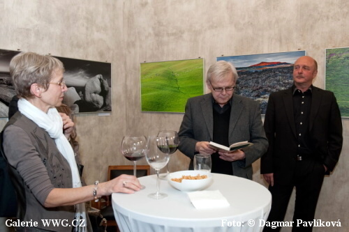 Zahájení výstavy - Stanislav Pokorný - K zemi blíž - foto: &copy; Dagmar Pavlíková